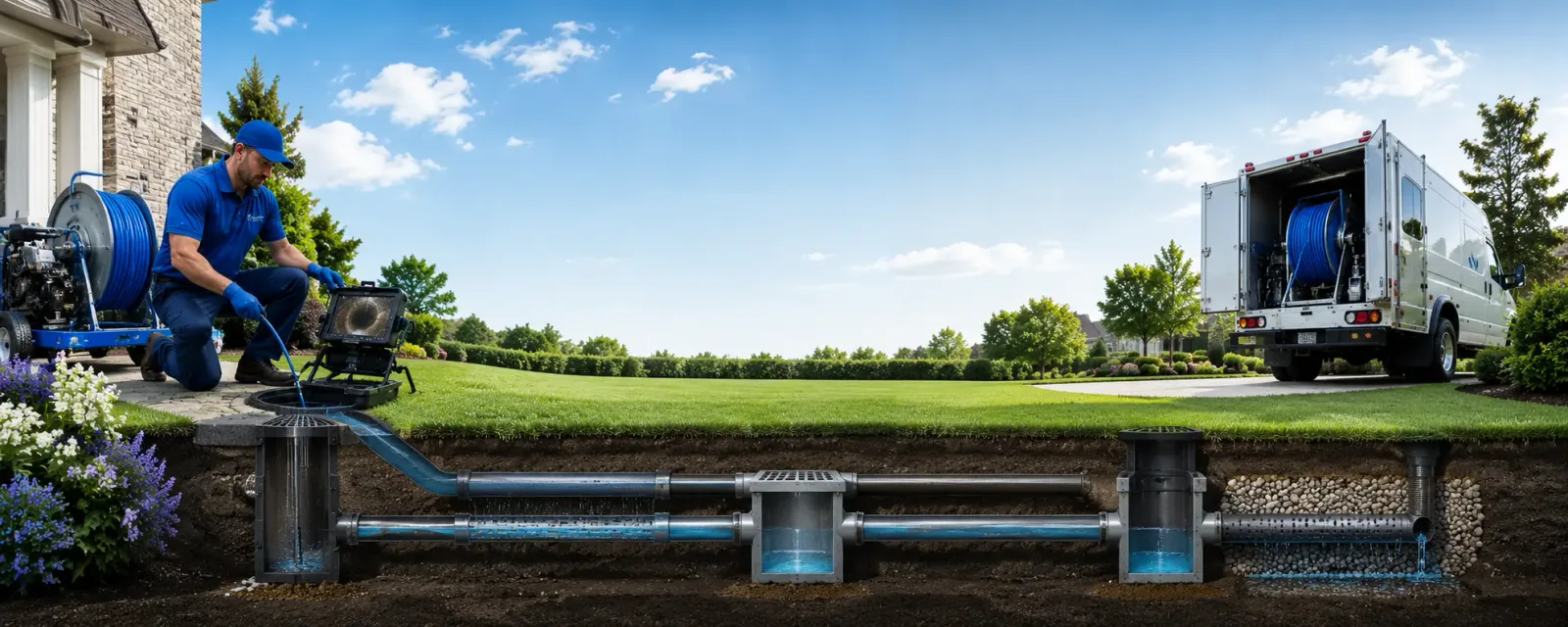 Outdoor drain cleaning information for Staten Island, NY